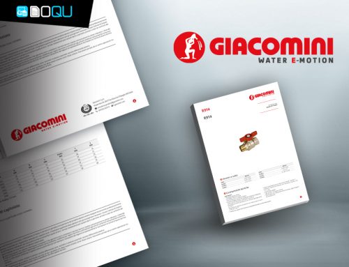 Giacomini: i cataloghi per il marketing e le schede di prodotto